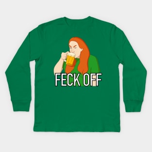 Feck Off (Mk. II) Kids Long Sleeve T-Shirt